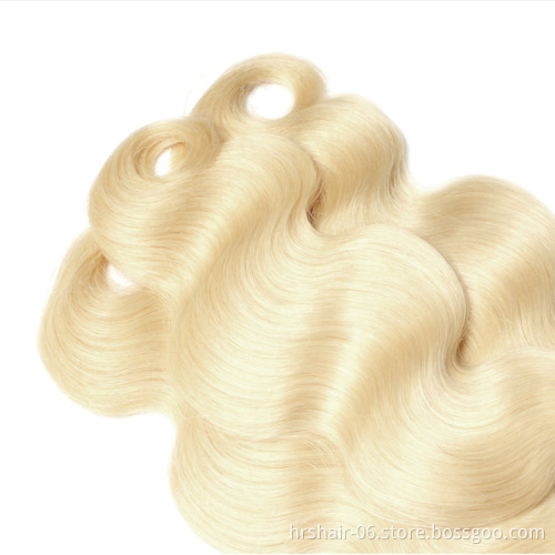 Wholesale 613 Closure Virgin Indian Hair Frontal Wigs Human Hair 613 Transparent Lace Frontal Closure